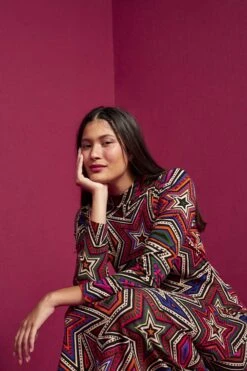 Farm Rio Mystic Trip Lenzing™ Ecovero™ Jersey Dress -Perfect Top Shop 301939 03