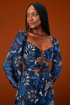 Farm Rio Black Macaw Forest Midi Dress 10 Farm Rio Black Macaw Forest Midi Dress -Perfect Top Shop 303774 03