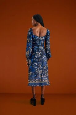 Farm Rio Black Macaw Forest Midi Dress 11 Farm Rio Black Macaw Forest Midi Dress -Perfect Top Shop 303774 04