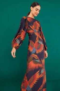 Farm Rio Arabesque Toucans Midi Dress -Perfect Top Shop 303801 01