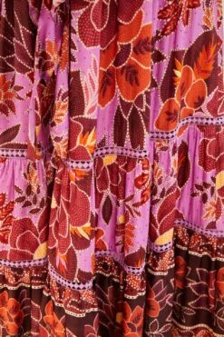 Farm Rio Sweet Floral Midi Dress -Perfect Top Shop 303821 06