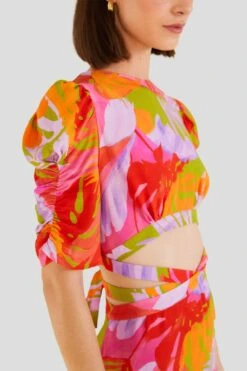 Farm Rio Colorful Leaves Midi Dress 10 Farm Rio Colorful Leaves Midi Dress -Perfect Top Shop 303823 03