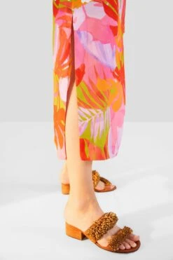 Farm Rio Colorful Leaves Midi Dress 12 Farm Rio Colorful Leaves Midi Dress -Perfect Top Shop 303823 05