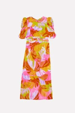 Farm Rio Colorful Leaves Midi Dress 13 Farm Rio Colorful Leaves Midi Dress -Perfect Top Shop 303823 06