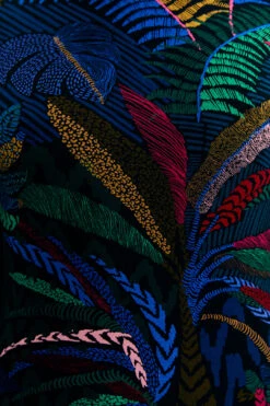 Farm Rio Amazonia Night Lenzing™ Ecovero™ Viscose Midi Dress -Perfect Top Shop 303850 04