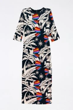 Farm Rio Toucans Wave Lenzing™ Ecovero™ Viscose Midi Dress -Perfect Top Shop 303851 05