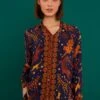 Farm Rio Navy Animal Sky Shirt 1 Farm Rio Navy Animal Sky Shirt -Perfect Top Shop 303857 01