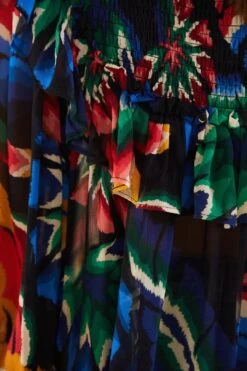 Farm Rio Black Chevron Forest Blouse -Perfect Top Shop 303898 05