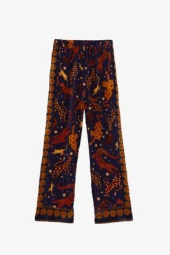 Farm Rio Navy Animal Sky Pants -Perfect Top Shop 303899 06