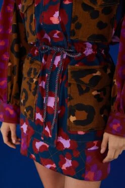 Farm Rio Mixed Leopards Canvas Jacket -Perfect Top Shop 303960 03