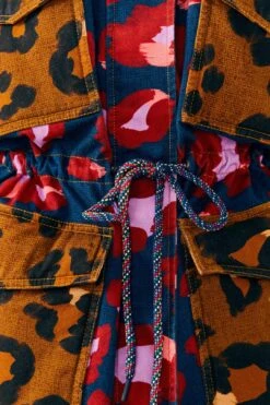 Farm Rio Mixed Leopards Canvas Jacket -Perfect Top Shop 303960 05