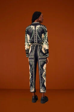 Farm Rio Mystic Scarf Lenzing™ Ecovero™ Viscose Pants -Perfect Top Shop 303968 03