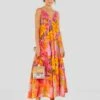 Farm Rio Mixed Pink Prints Maxi Dress -Perfect Top Shop 303980 01
