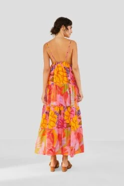 Farm Rio Mixed Pink Prints Maxi Dress -Perfect Top Shop 303980 03