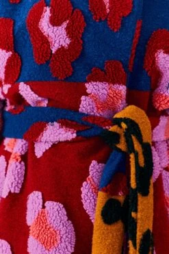 Farm Rio Mixed Leopards Fleece Coat -Perfect Top Shop 304114 05