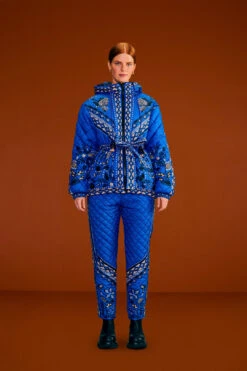 Farm Rio BlackMacaw Forest Reversible Puffer Jacket -Perfect Top Shop 304123 03