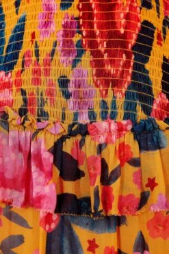 Farm Rio Yellow Floral Dream Blouse -Perfect Top Shop 304566 06 1