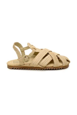 SYNTHETIC RAFFIA ZIGZAG SANDAL -Perfect Top Shop 304638 03