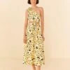 Farm Rio Yellow Bossa Banana Knot Midi Dress 2 Farm Rio Yellow Bossa Banana Knot Midi Dress -Perfect Top Shop 305266 02