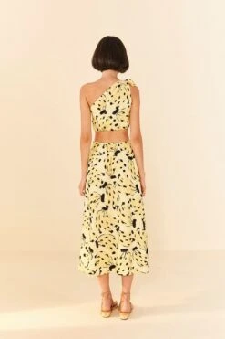 Farm Rio Yellow Bossa Banana Knot Midi Dress 9 Farm Rio Yellow Bossa Banana Knot Midi Dress -Perfect Top Shop 305266 04