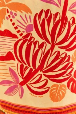 Farm Rio Forest Mixed Scarves Midi Dress -Perfect Top Shop 305267 05