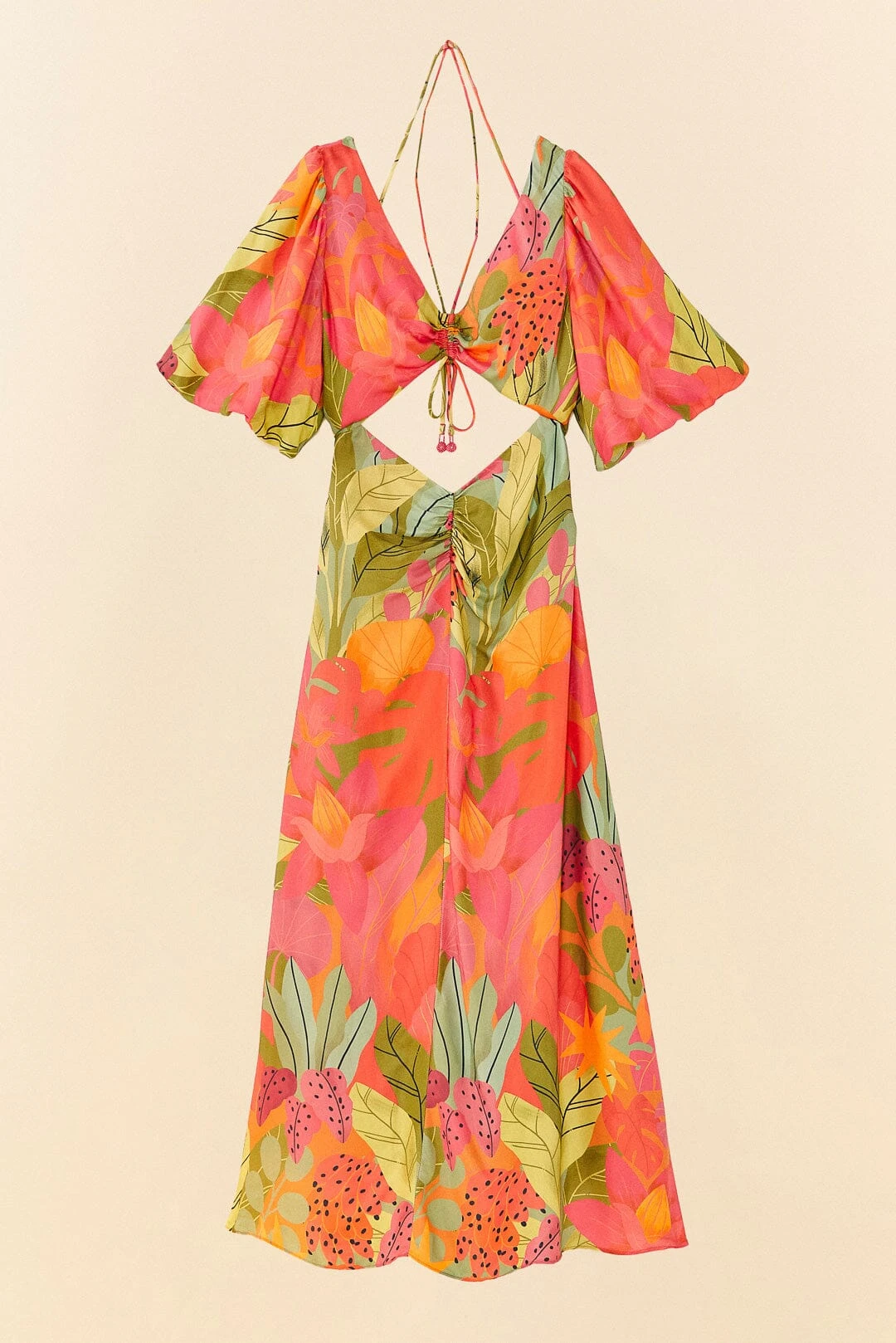 Farm Rio Sweet Forest Lenzing™ Ecovero™ Viscose Midi Dress 8 Farm Rio Sweet Forest Lenzing™ Ecovero™ Viscose Midi Dress - Image 6