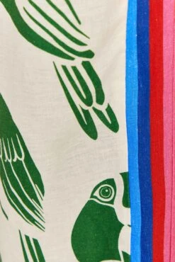 Farm Rio Off-White Rainbow Toucans Pants -Perfect Top Shop 306073 05