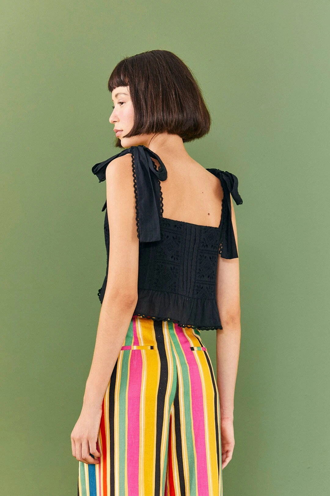 Farm Rio Black Lace Top 5 Farm Rio Black Lace Top - Image 3