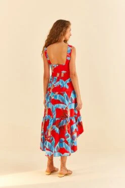 Farm Rio Red Sweet Jungle Midi Dress 11 Farm Rio Red Sweet Jungle Midi Dress -Perfect Top Shop 306090 04