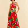Farm Rio Red Heliconia Pants -Perfect Top Shop 306100 01