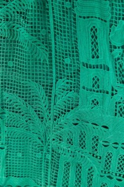 Farm Rio Green Morada Boa Guipure Dress -Perfect Top Shop 306101 05