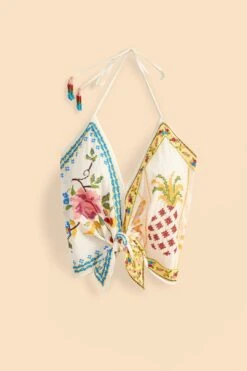 Farm Rio Grandma Gift Embroidered Halter Blouse 13 Farm Rio Grandma Gift Embroidered Halter Blouse -Perfect Top Shop 306113 06