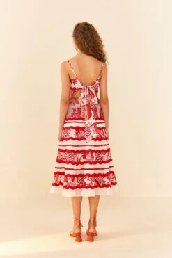 Farm Rio Off-White Rio Tiles Crop Top -Perfect Top Shop 306125 03