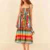 Farm Rio Wonderful Toucans Organic Cotton Midi Dress -Perfect Top Shop 306145 01
