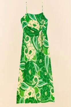 Farm Rio Tropical Groove Circle Cut Out Midi Dress -Perfect Top Shop 306167 06