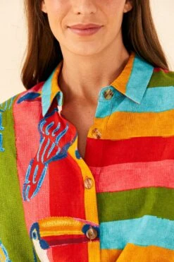 Farm Rio Wonderful Toucans Unisex Shirt -Perfect Top Shop 306242 03