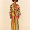 Farm Rio Rainbow Stripes Kimono -Perfect Top Shop 306297 02