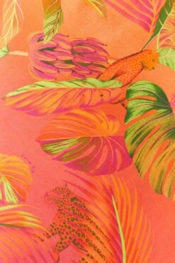 Orange Ombre Forest Lenzing™ Ecovero™ Viscose Midi Dress -Perfect Top Shop 306325 05