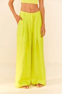 Farm Rio Lime Green Pants -Perfect Top Shop 306349 03