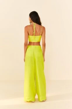 Farm Rio Lime Green Pants -Perfect Top Shop 306349 04