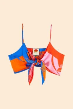 Farm Rio Mixed Rainbow Toucans Crop Top 13 Farm Rio Mixed Rainbow Toucans Crop Top -Perfect Top Shop 306649 06