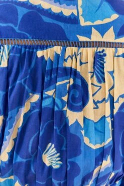 Farm Rio Blue Tropical Groove Blouse -Perfect Top Shop 306650 04