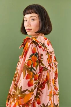 Farm Rio Pink Mango Trees Blouse -Perfect Top Shop 306655 03