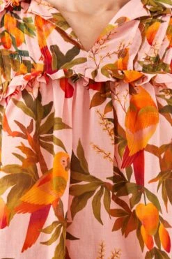 Farm Rio Pink Mango Trees Blouse -Perfect Top Shop 306655 05