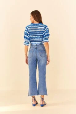 Farm Rio Light Wash Carrot Denim Pants -Perfect Top Shop 306669 03