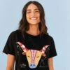Farm Rio Taurus Zodiac Organic Cotton T-Shirt -Perfect Top Shop 306690 01
