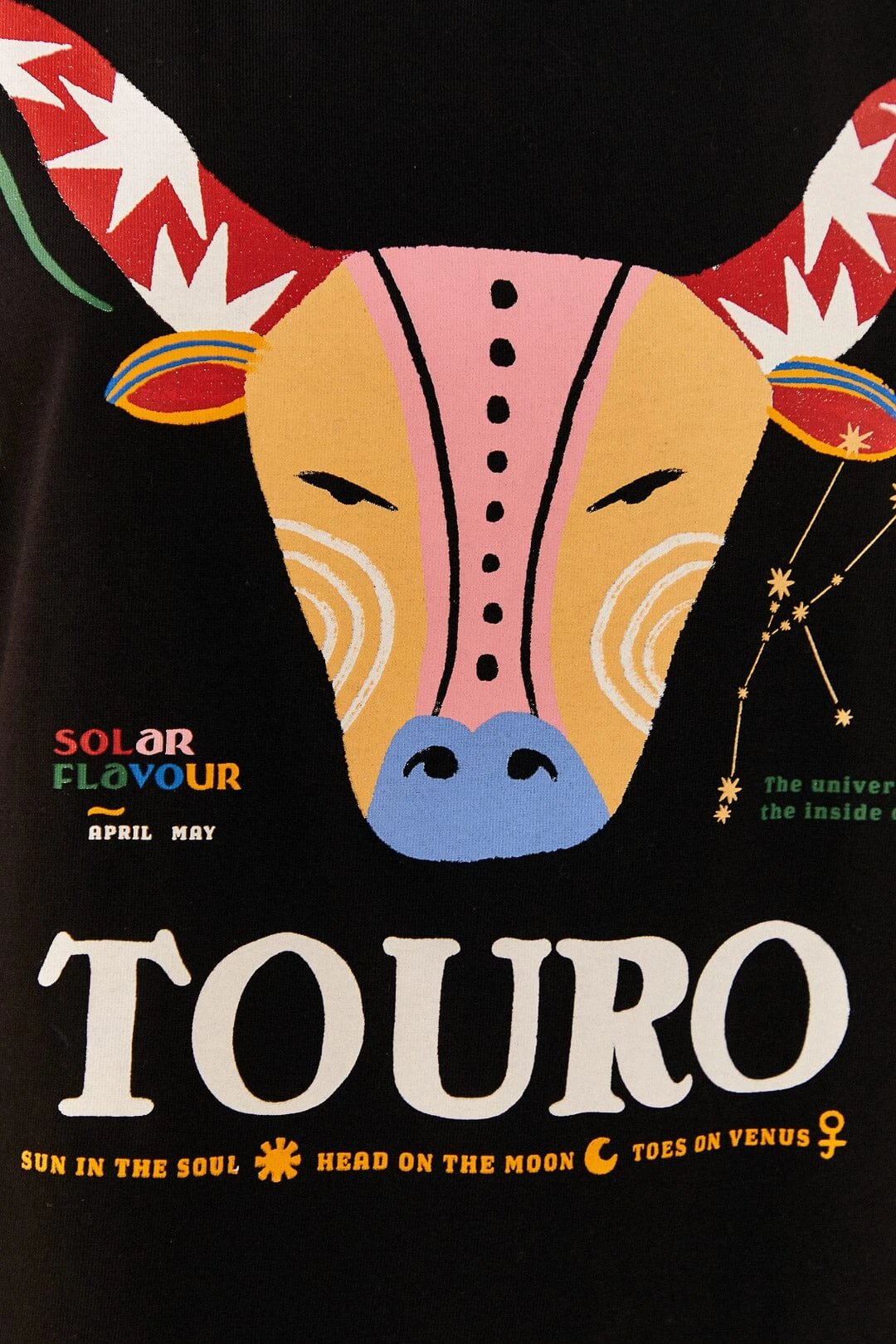 Farm Rio Taurus Zodiac Organic Cotton T-Shirt 6 Farm Rio Taurus Zodiac Organic Cotton T-Shirt - Image 4