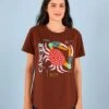 Farm Rio Cancer Zodiac Organic Cotton T-Shirt 1 Farm Rio Cancer Zodiac Organic Cotton T-Shirt -Perfect Top Shop 306692 02