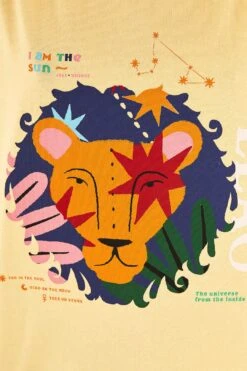 Farm Rio Leo Zodiac Organic Cotton T-Shirt 10 Farm Rio Leo Zodiac Organic Cotton T-Shirt -Perfect Top Shop 306693 04