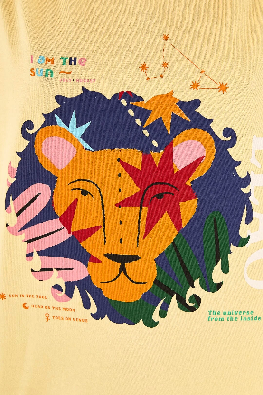 Farm Rio Leo Zodiac Organic Cotton T-Shirt 6 Farm Rio Leo Zodiac Organic Cotton T-Shirt - Image 4